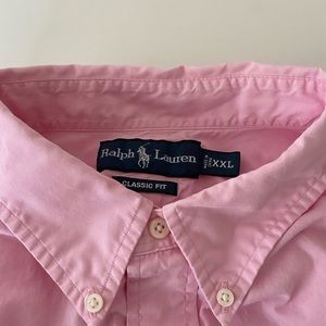 Polo Ralph Lauren Pale Pink Oxford LS Shirt XXL